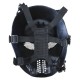 Kombat UK Skull Mesh Mask (BK), The KombatUK Skull Mesh Mask combines striking style with practical protection for airsoft and tactical gameplay
